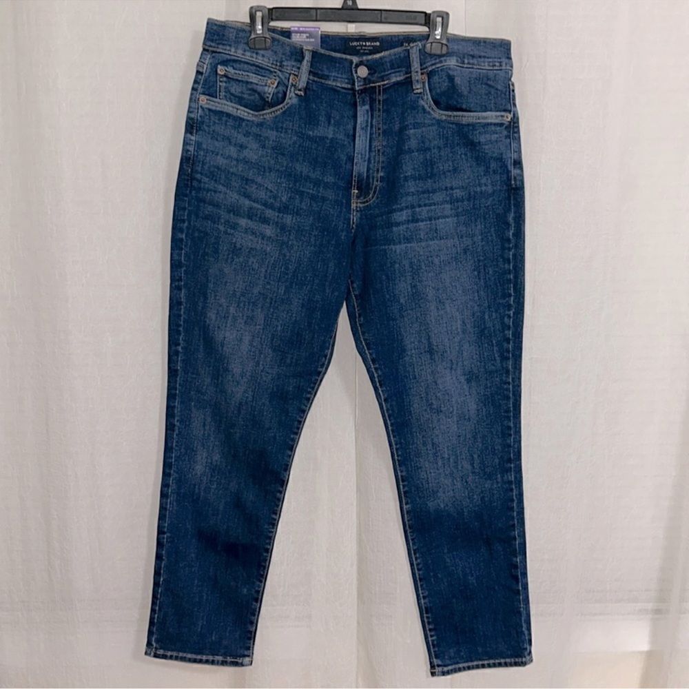 Lucky Brand 36 x 30 412 Athletic Slim Blue Stark Jeans